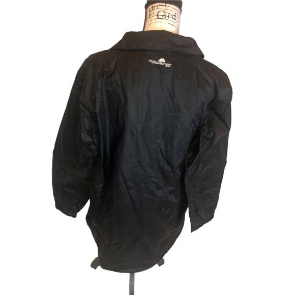 The Weather Company Solid Black Jacket Size L~ Excellent Condition. - Picture 7 of 8